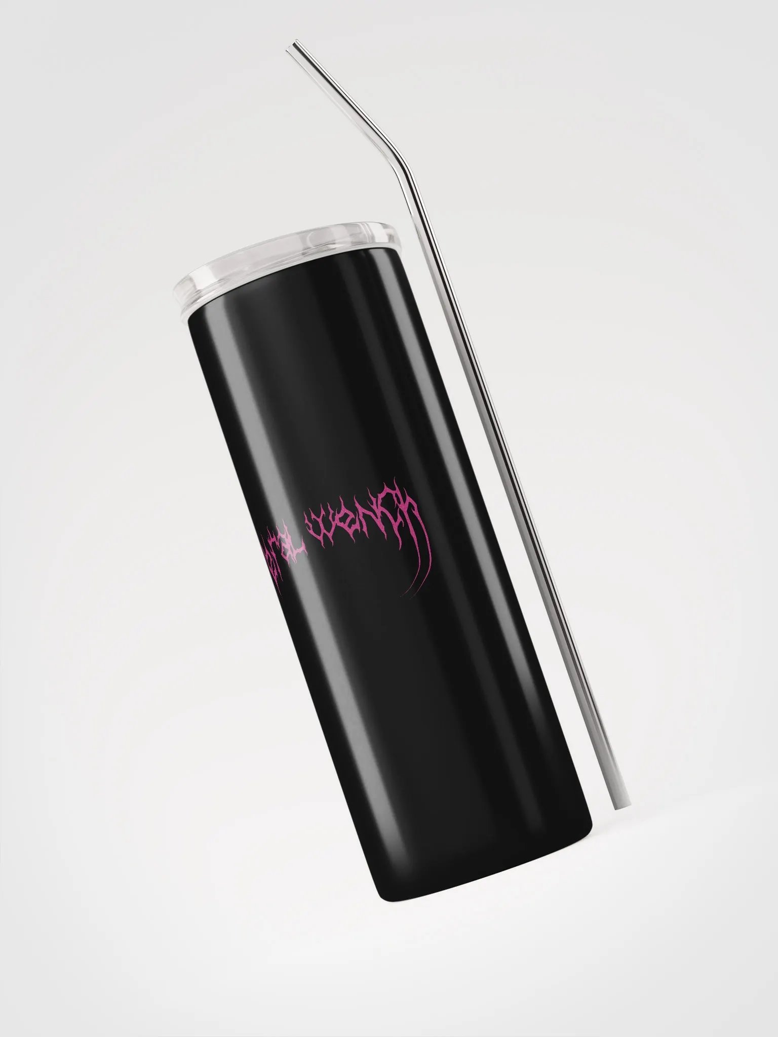 'Feral Wench' Metal Eco Tumbler (and eco straw) product image (3)