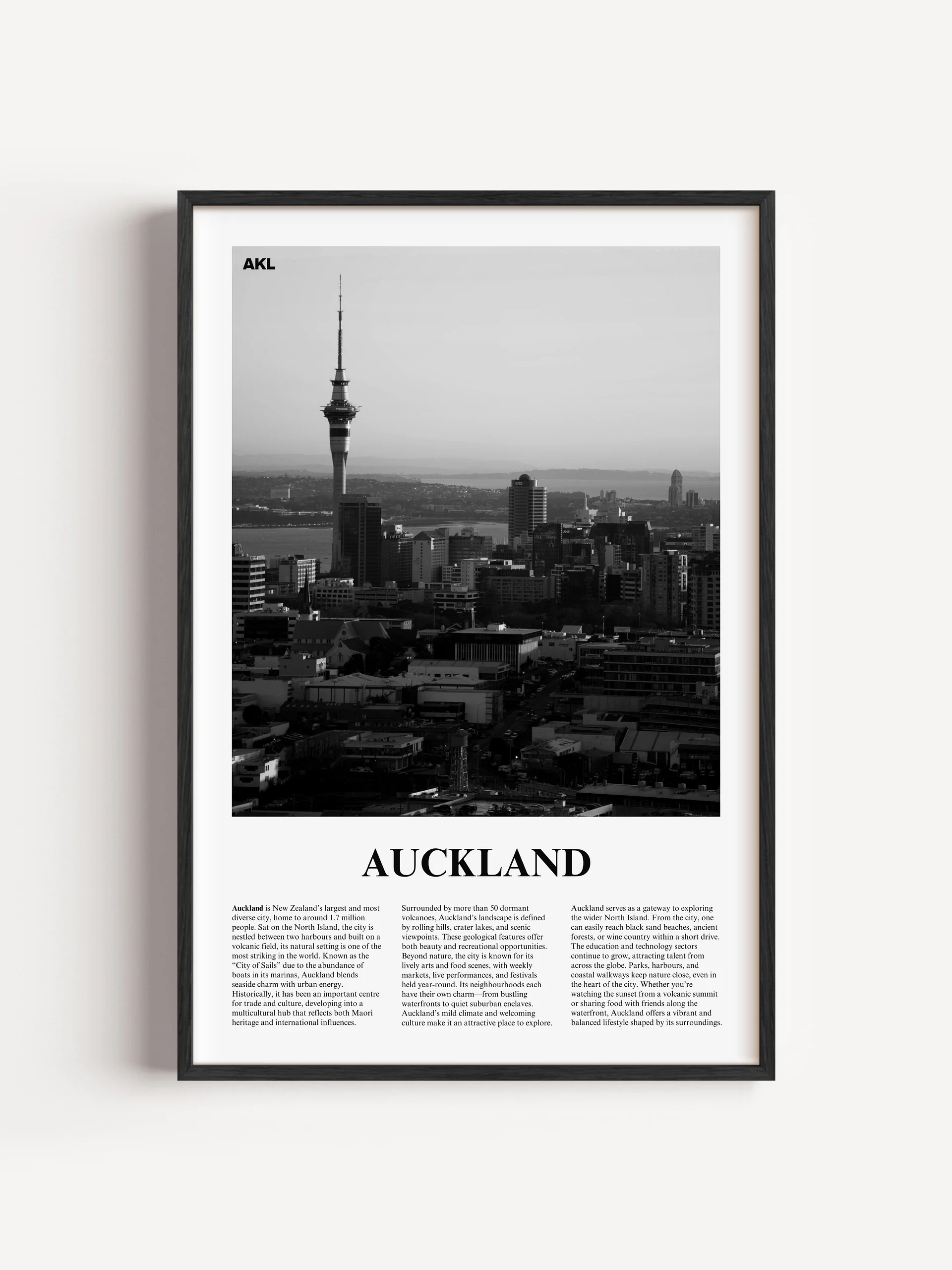 Auckland 02 Newspaper Poster product image (1)