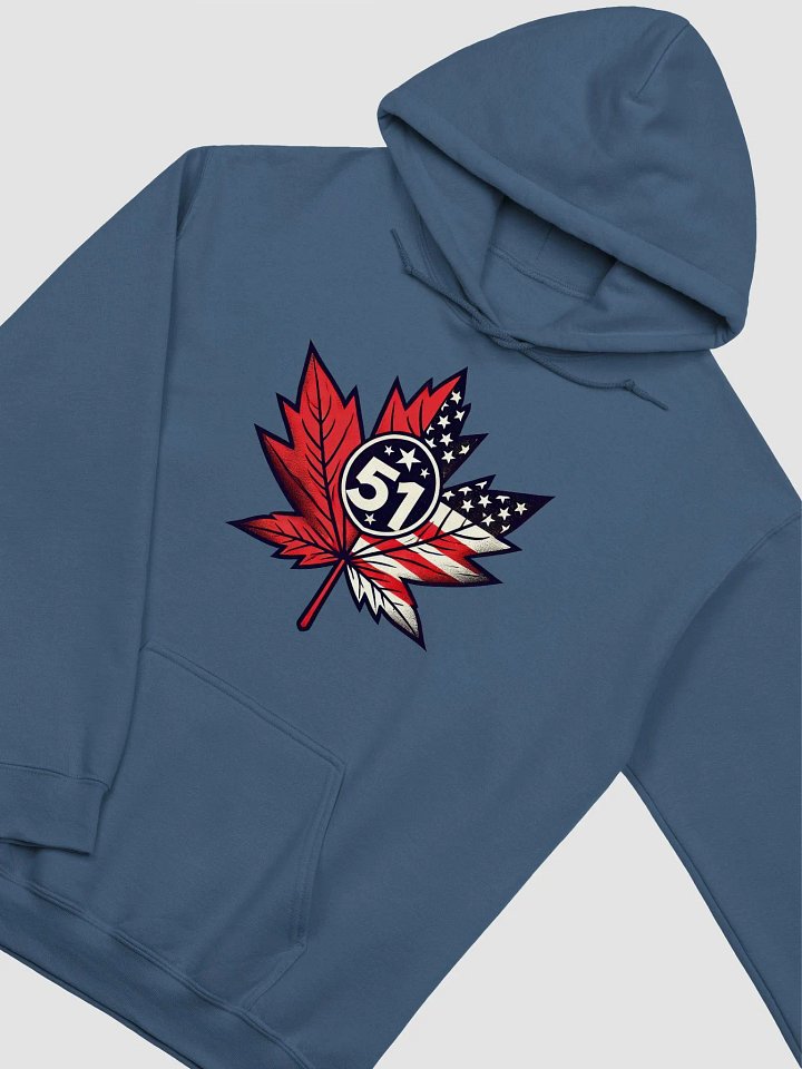 "51st State" Maple Leaf Hoodie (Gildan Classic) product image (21)