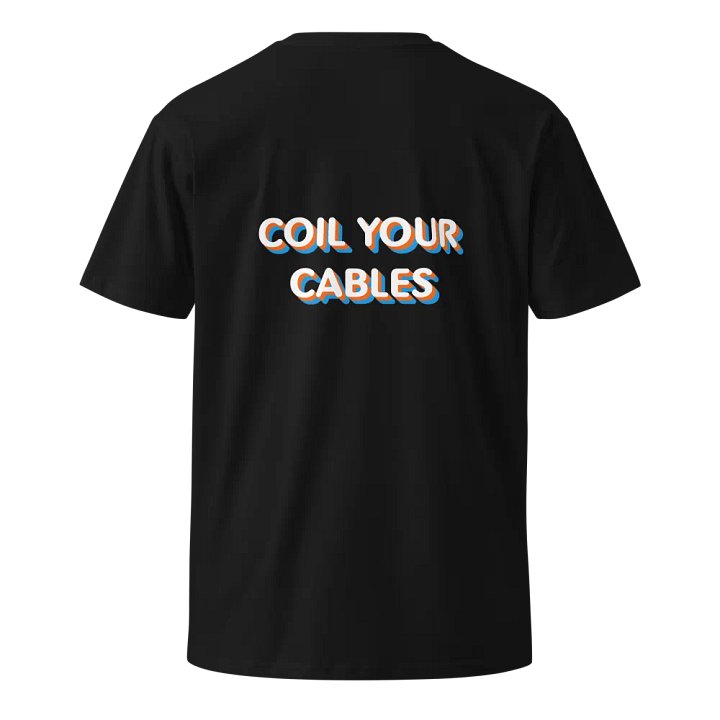 Coil Your Cables/Marble Guitar Pick T-Shirt product image (1)