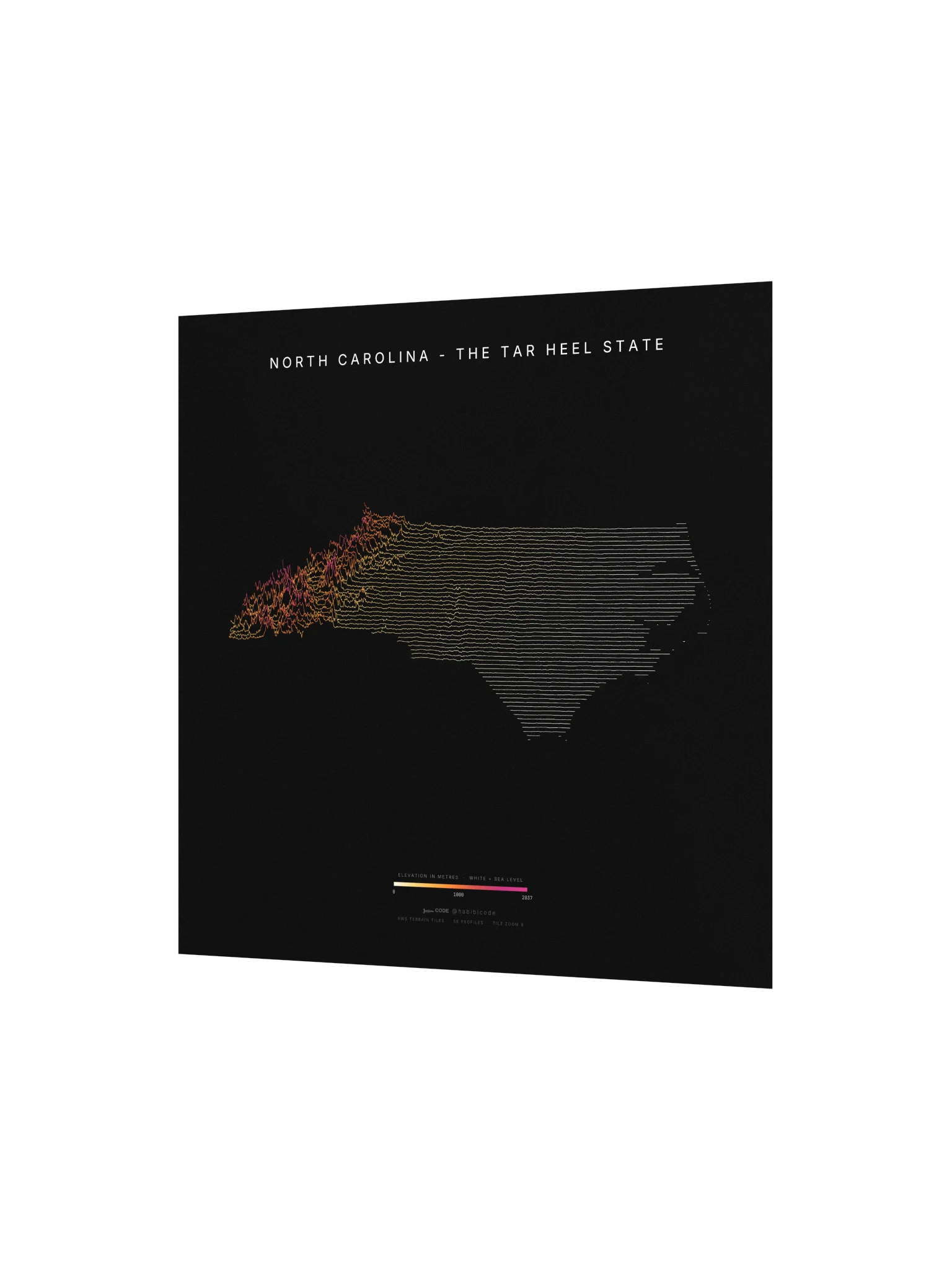 Ridgeline Poster - North Carolina product image (2)