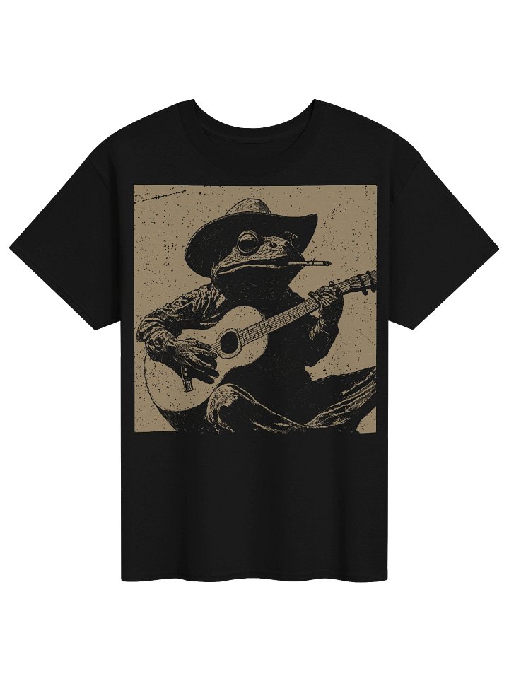 Vintage Cowboy Frog T-Shirt - Retro Country Music Graphic Tee product image (1)