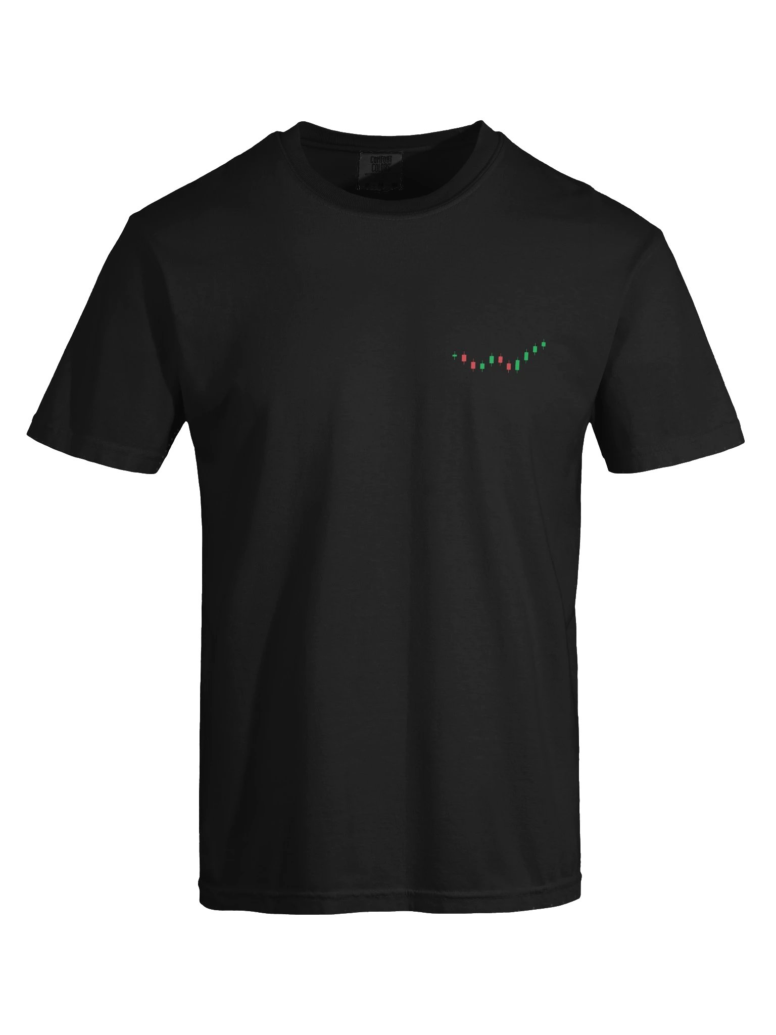 Trade Smarter, Chase Less Tee — Washed Black product image (9)
