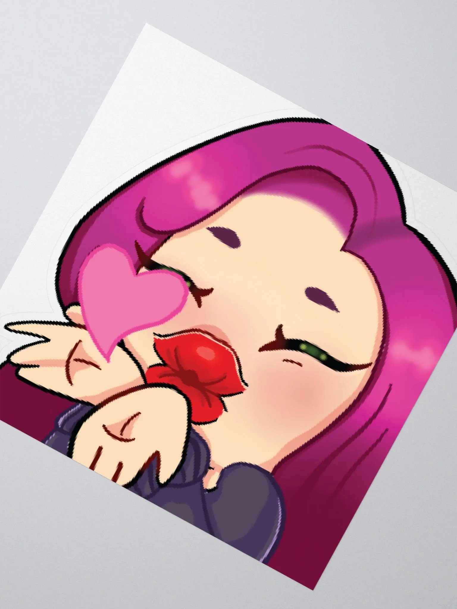 Kissy Emote Sticker product image (3)