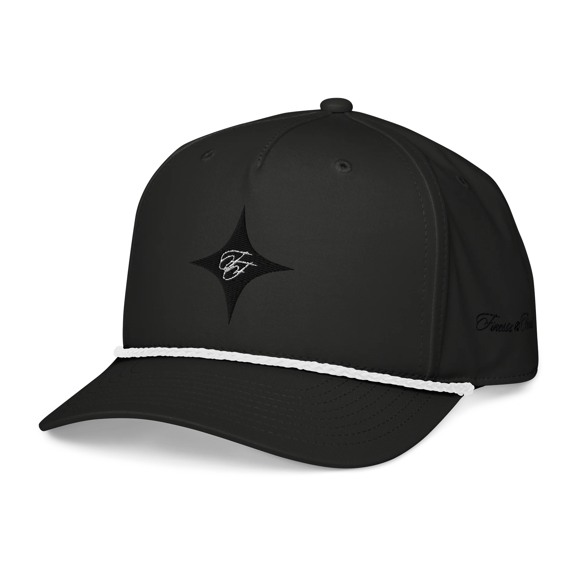 F&F Star Five-Panel Classic Rope Cap (BLK) product image (4)