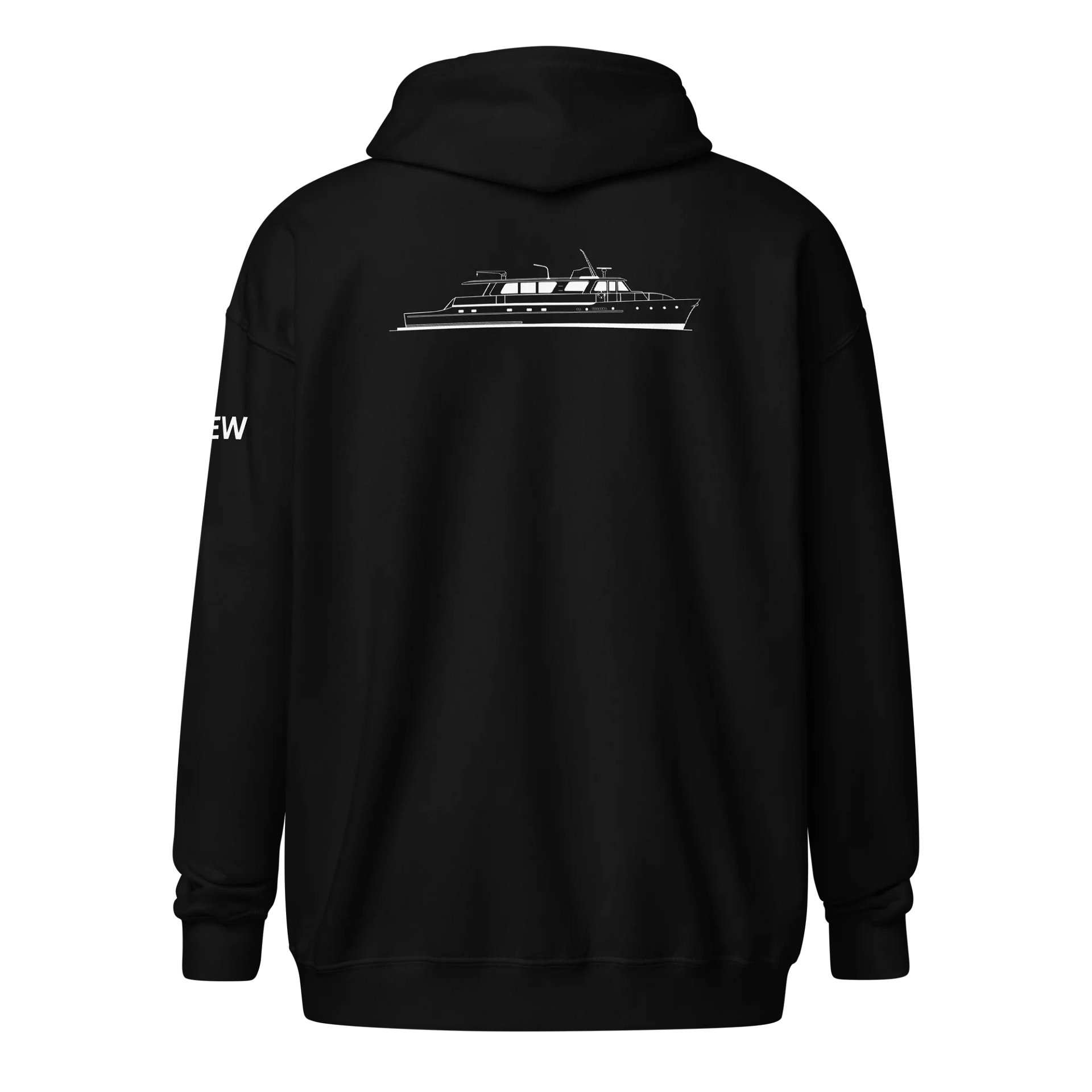 Zip-Up Hoodie – Crew Only (CREW on sleeve) product image (2)