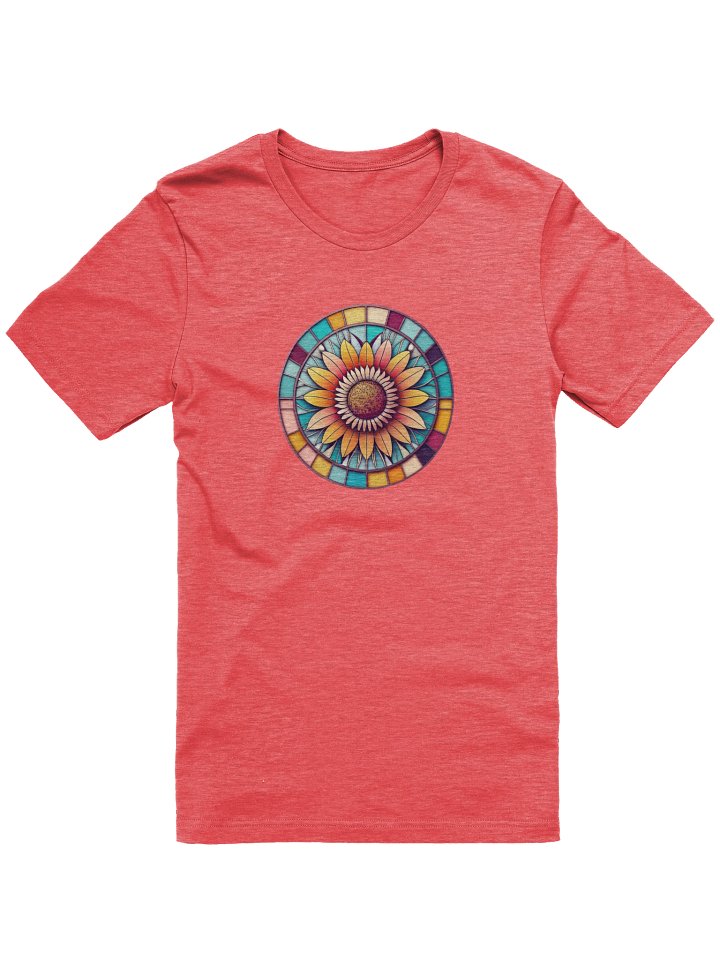 Stained Glass Sunflower Ladies T-Shirt product image (1)