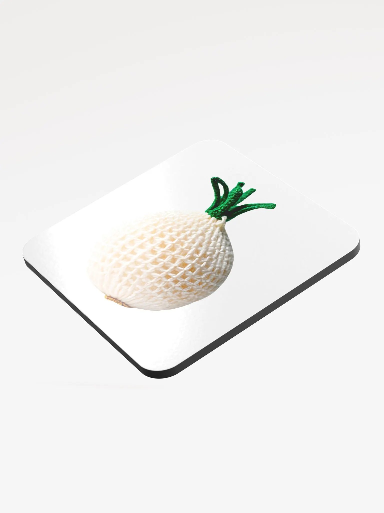 CozyAvocado Glossed Cork Coaster Onion #1 product image (3)