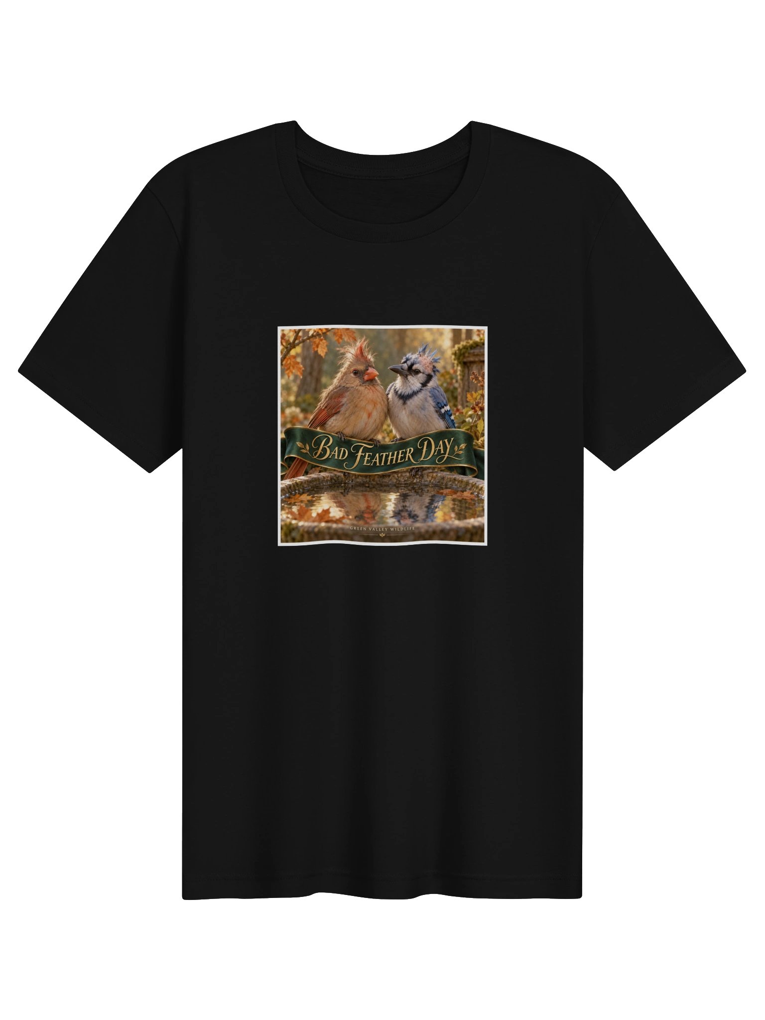 Bad Feather Day — Album Art & Song QR T-Shirt product image (1)
