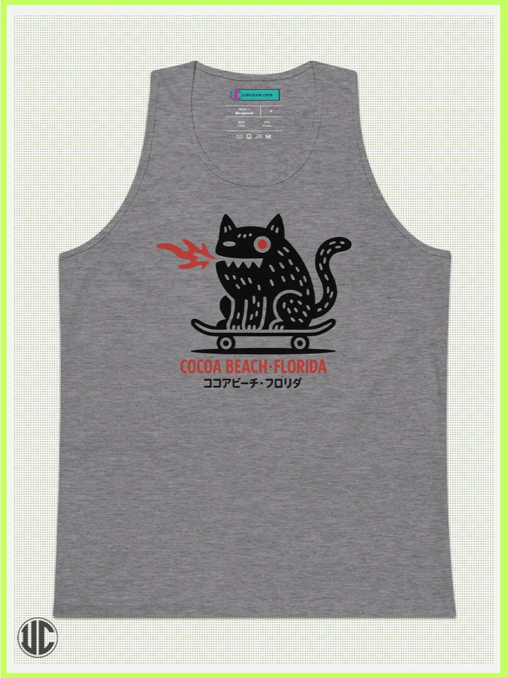Cocoa Beach Skater – Men’s Tank Top product image (3)