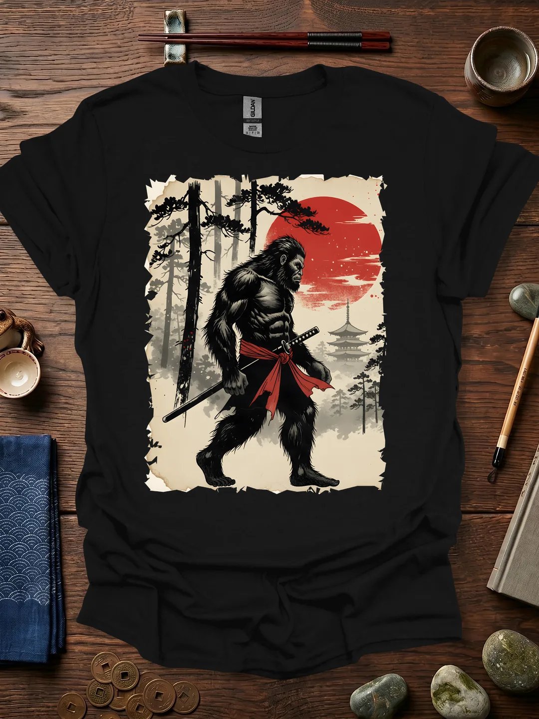 Bigfoot Samurai T-Shirt product image (11)