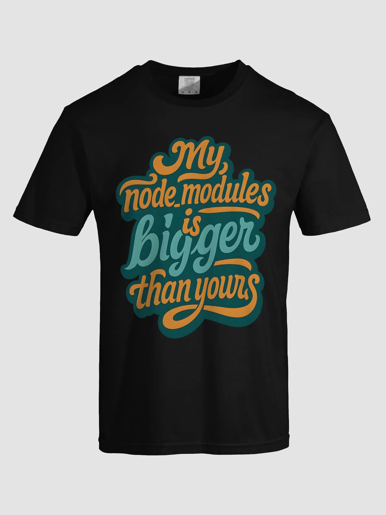 my node_modules is bigger than yours t-shirt product image (66)