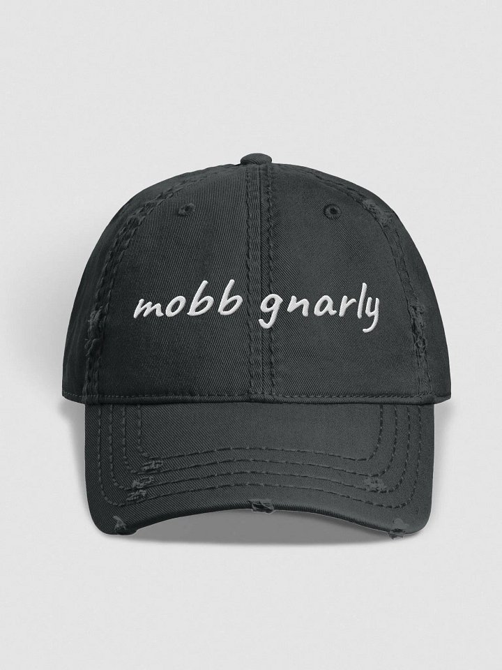 MG Pixelated Edge Distressed Dad Hat product image (1)