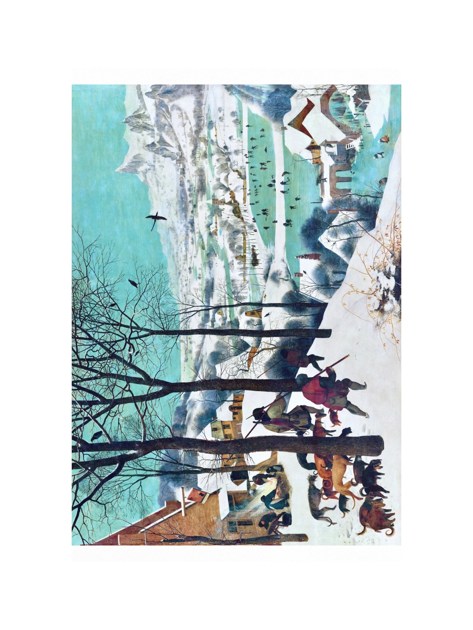 Hunters in the Snow (Winter) — Large Poster product image (1)