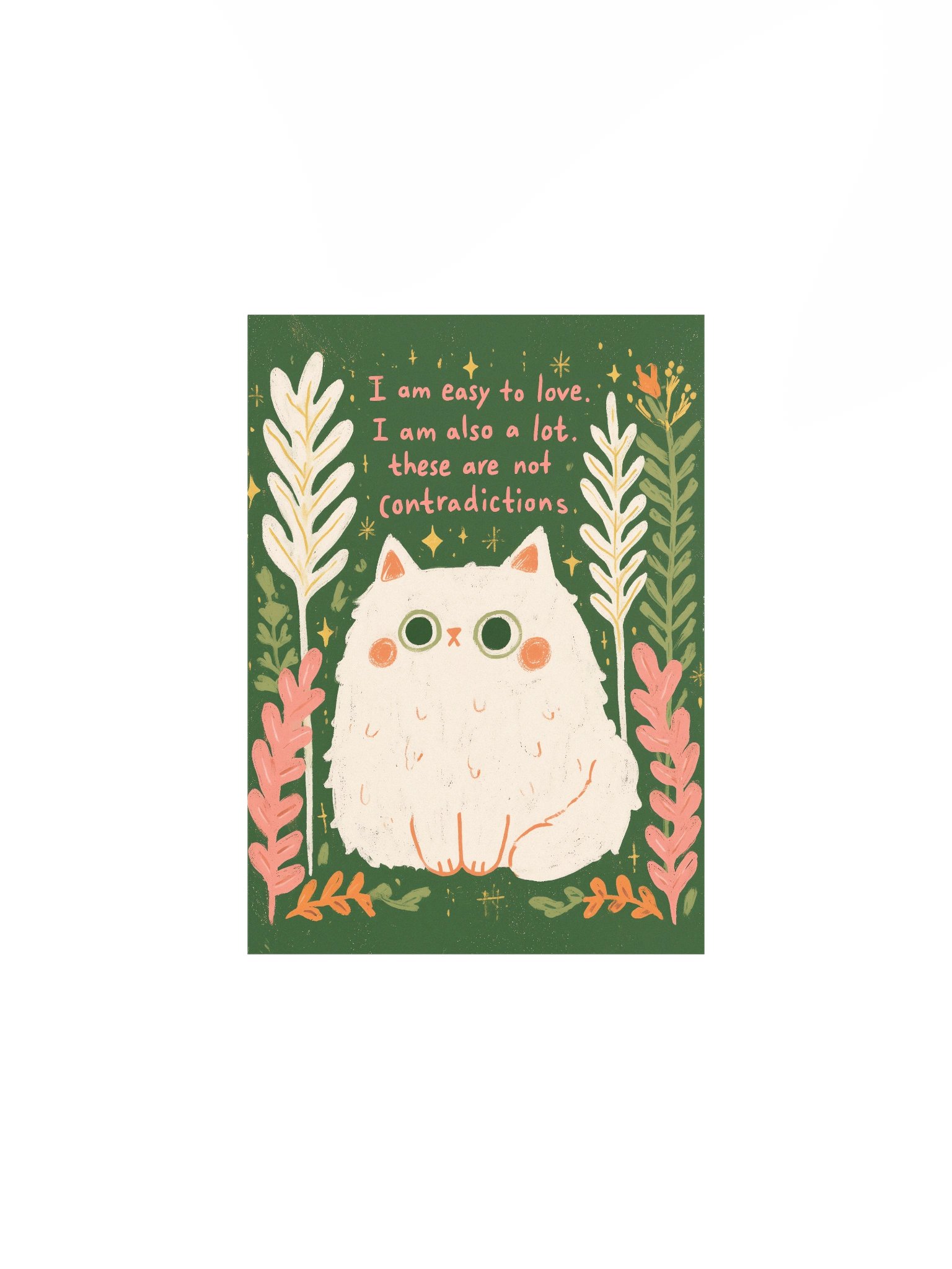 Easy to Love, a Lot Cat Poster product image (1)