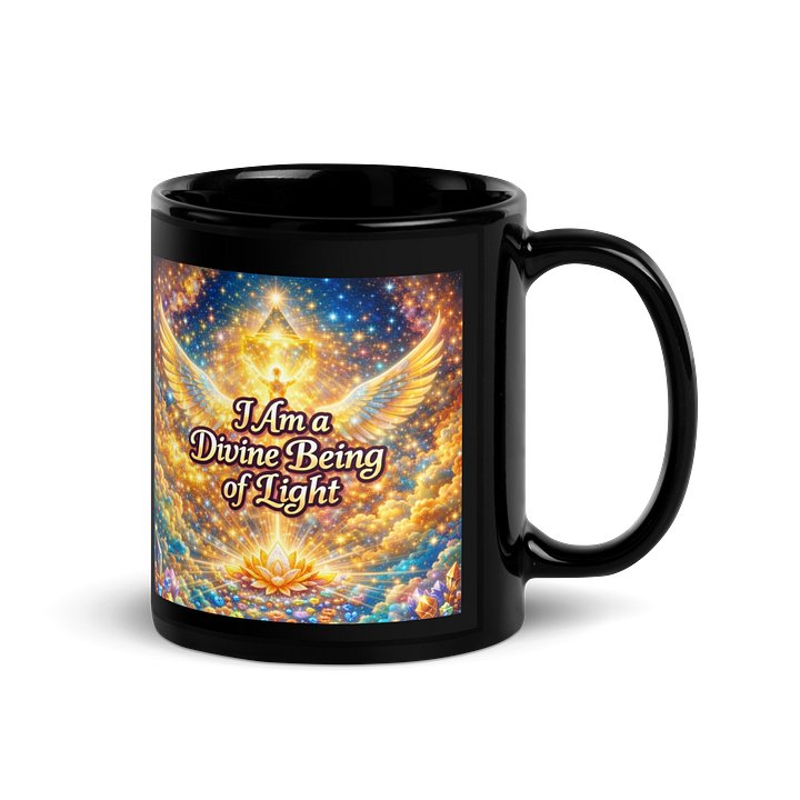 Divine Being of Light Affirmation - Black Mug product image (2)
