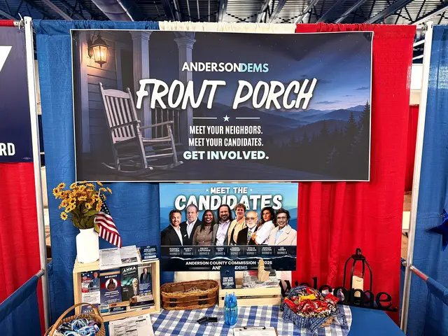 Stop by the Anderson County Democratic Party’s Front Porch at the Anderson County Fair, meet our candidates, grab some campaign literature, cool off for a minute, and have a conversation about the future of Anderson County. You’ll find us between @kelly4tn33 and Marty May, and Anne Backus. Whether you want to talk issues, ask questions, or just sit a spell, we’d love to see you. See y’all at the fair!