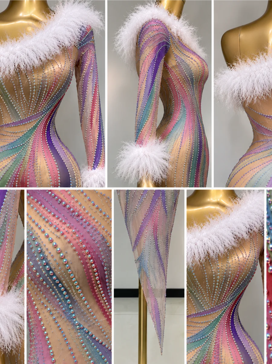 Pastel Rhinestone Dress product image (4)