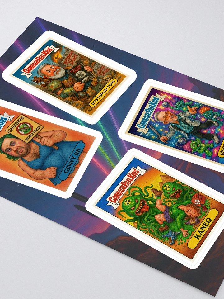 GPK Parody Sticker Sheet [TTRPG Twitter Edition] Sheet 7 product image (2)