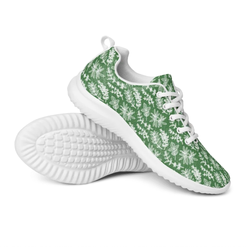 Herbs Athletic Shoes Green/White Male product image (5)