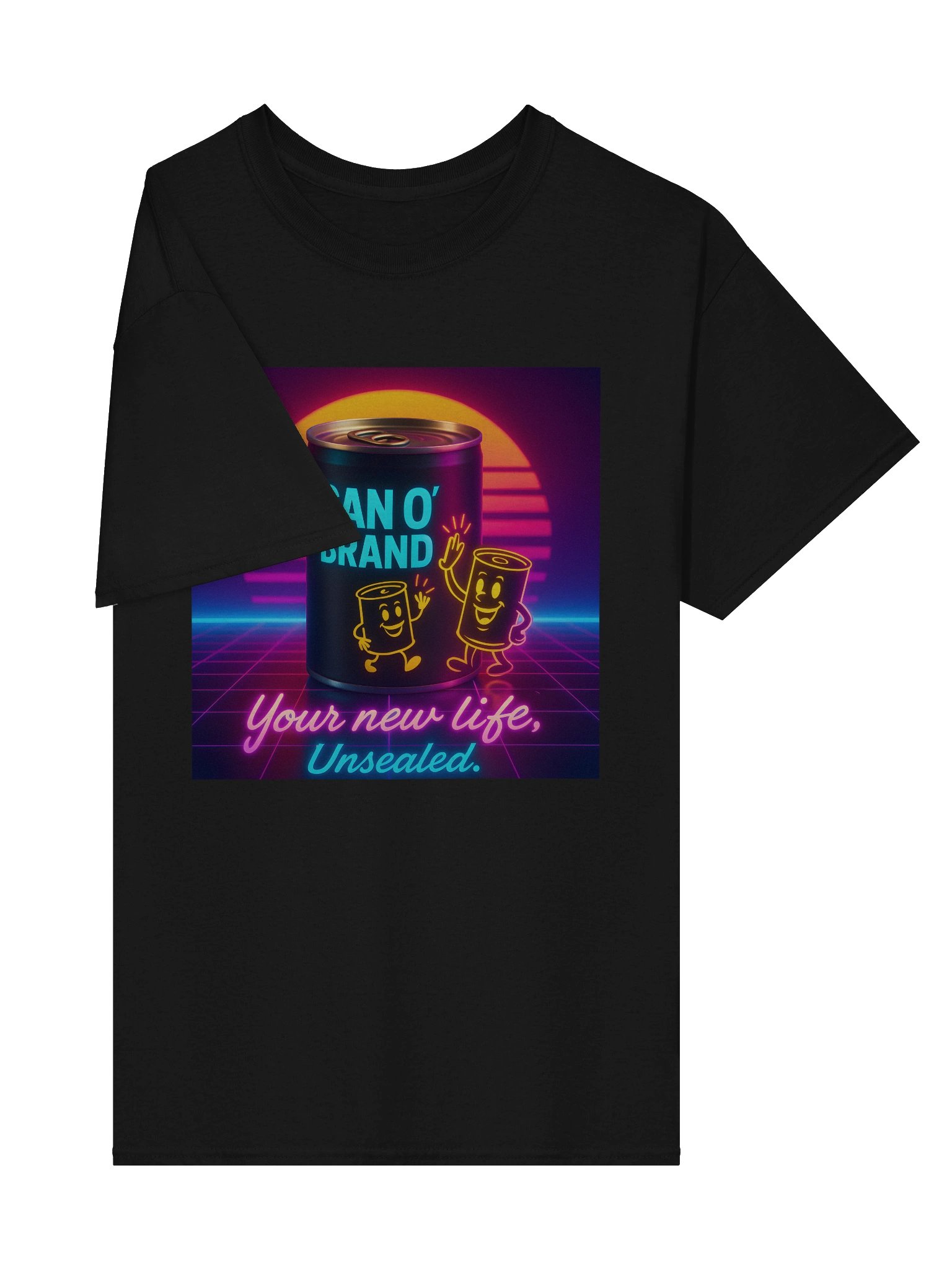 CAN O’ BRAND – Neon Retro Tee product image (4)