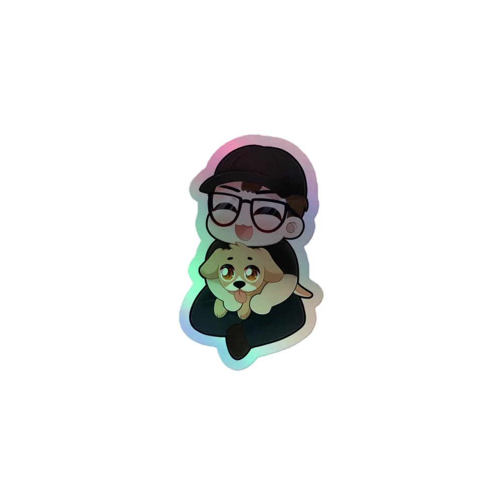 Brim Happy Holographic Sticker product image (1)