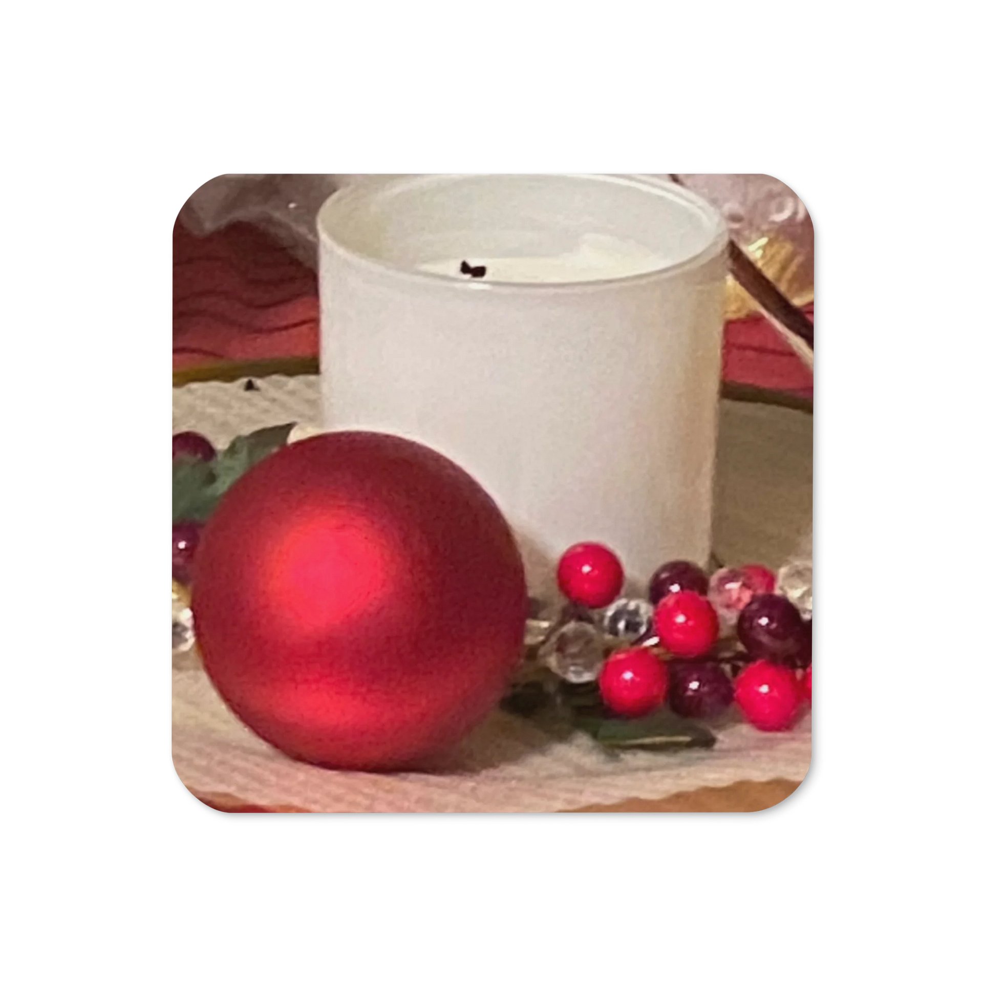 Festive Glow Cork Coaster product image (1)