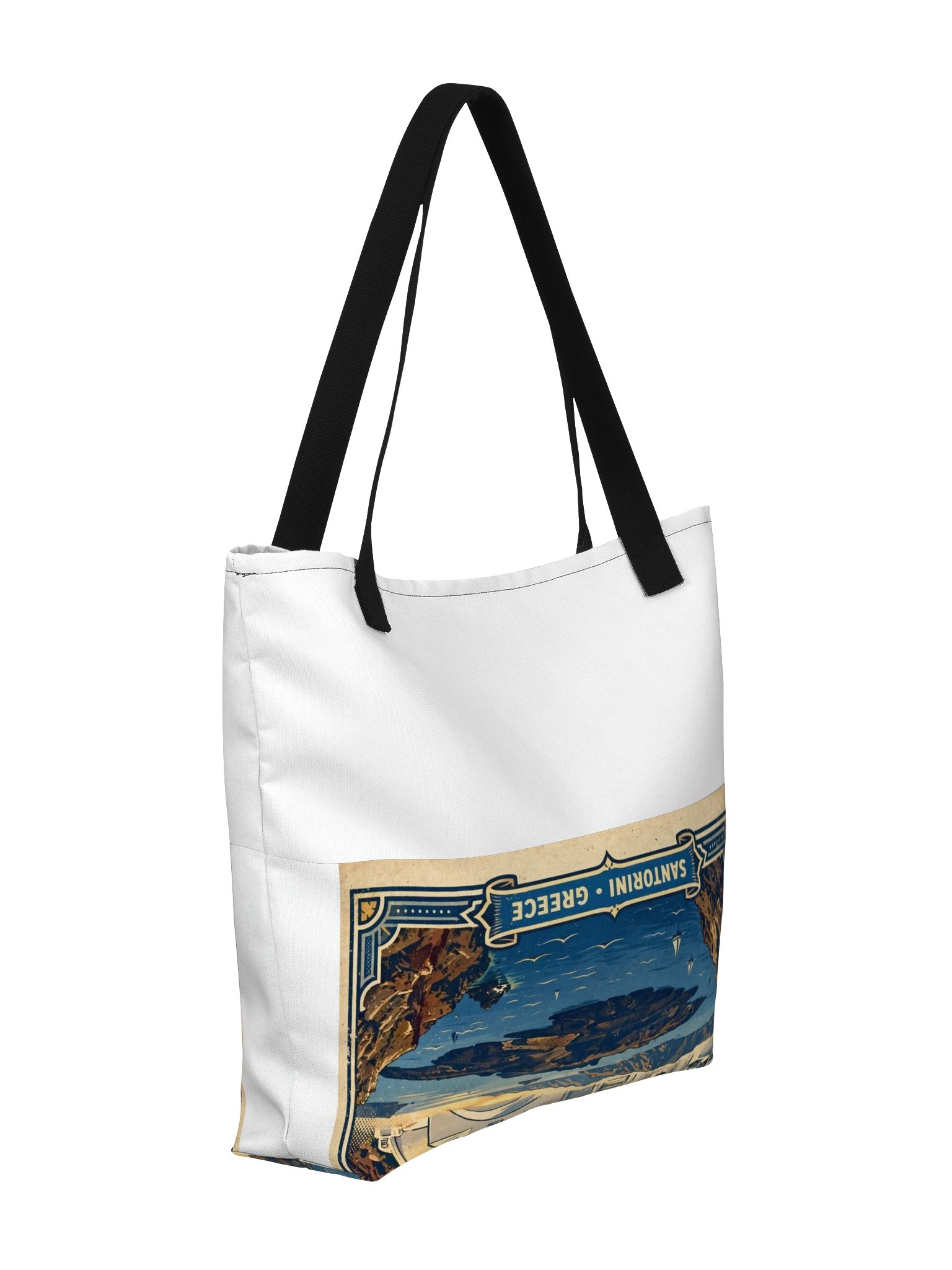 Santorini Poster Tote Bag product image (3)