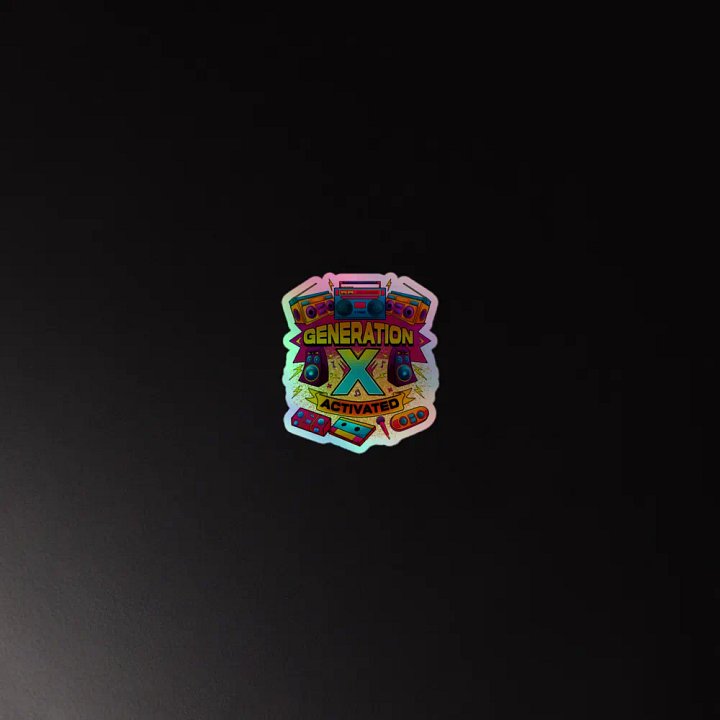 Gen X Holo-Activated Sticker product image (2)
