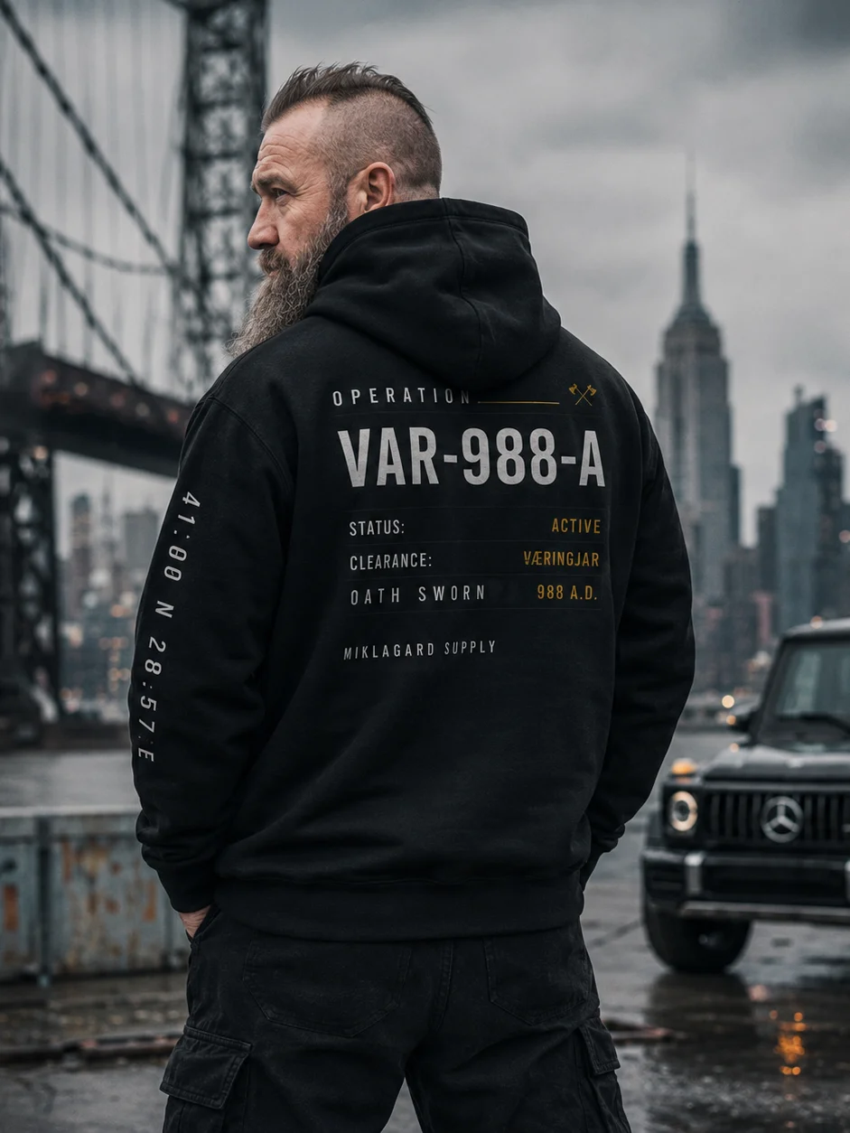 VAR-988-A — Tactical Code Hoodie product image (2)