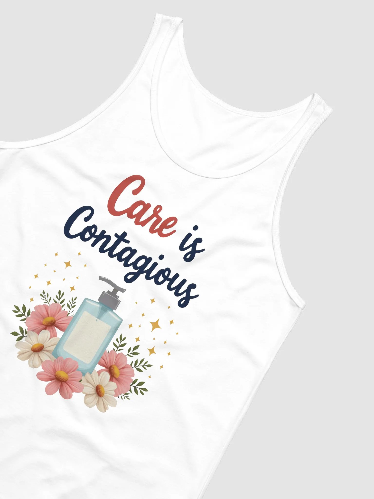 Care is Contagious Floral Tank product image (11)