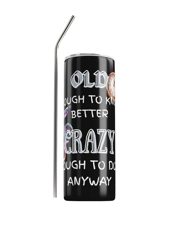 Vintage Vibes Stainless Steel Tumbler product image (1)