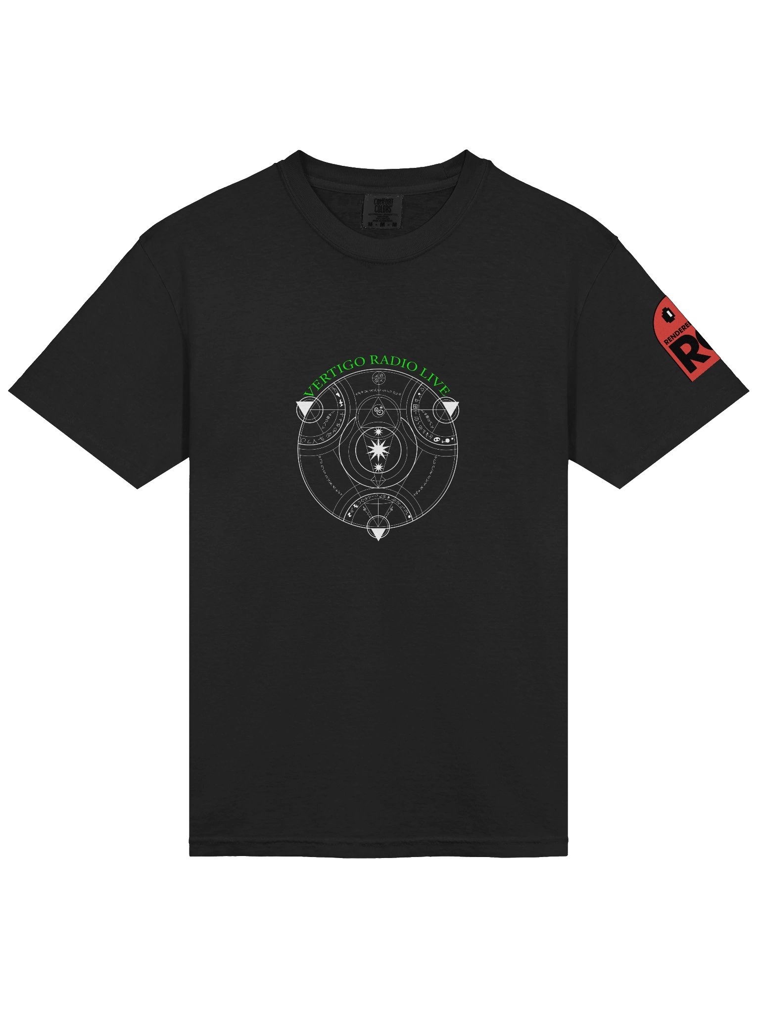 Vertigo Radio Live T-Shirt: Vector Green product image (24)