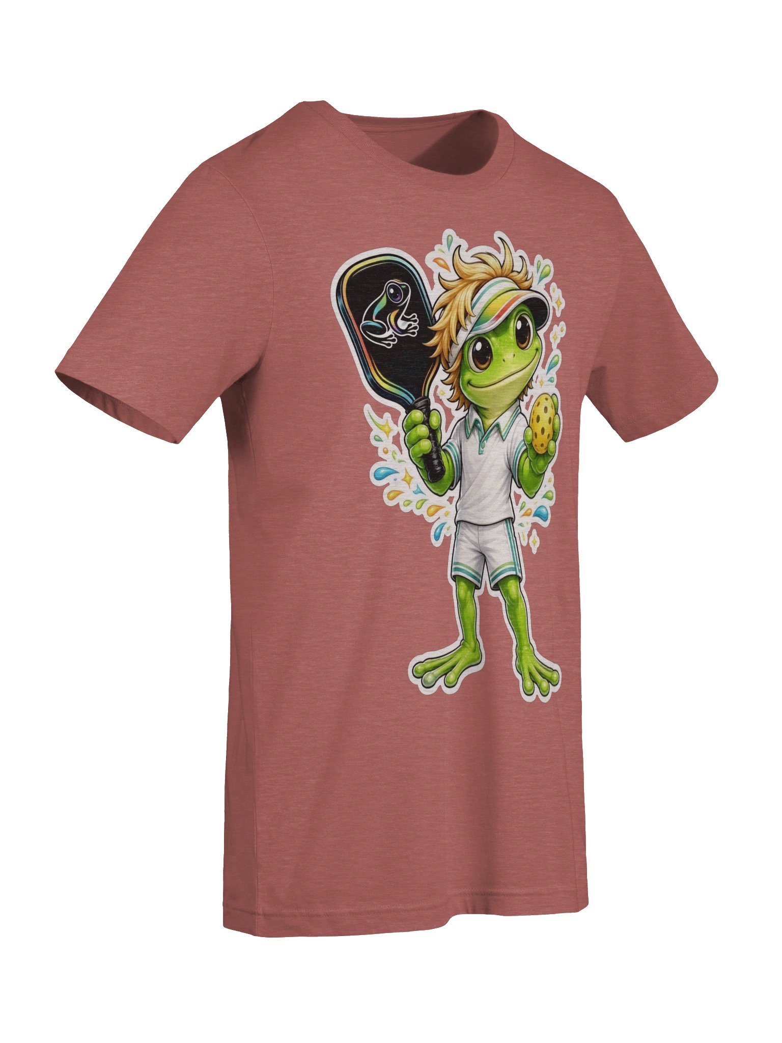 Frog Pickleball Cartoon Tee product image (64)