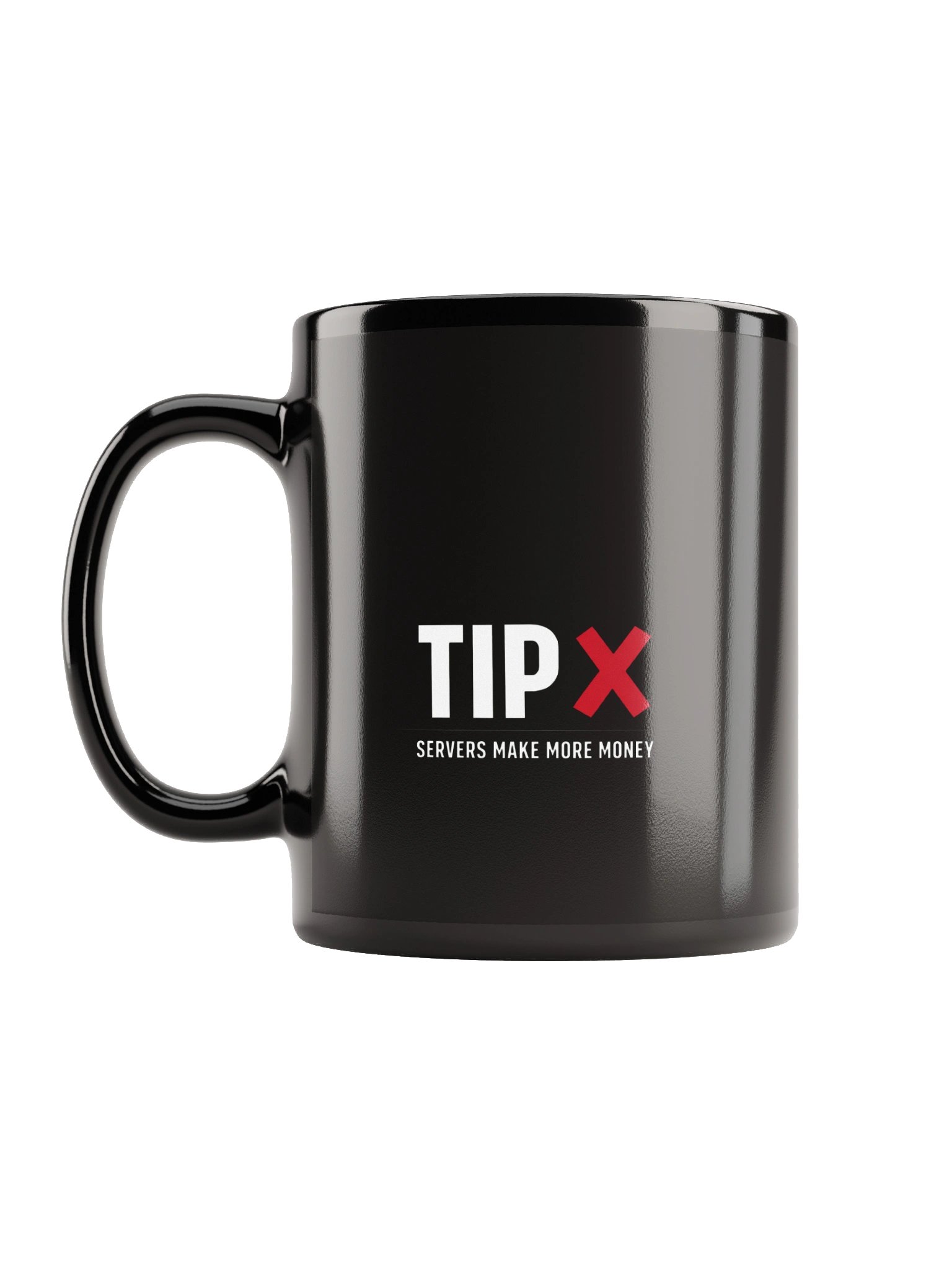 Napkins Yes, Tip No Black Mug | Funny Server Coffee Mug product image (3)
