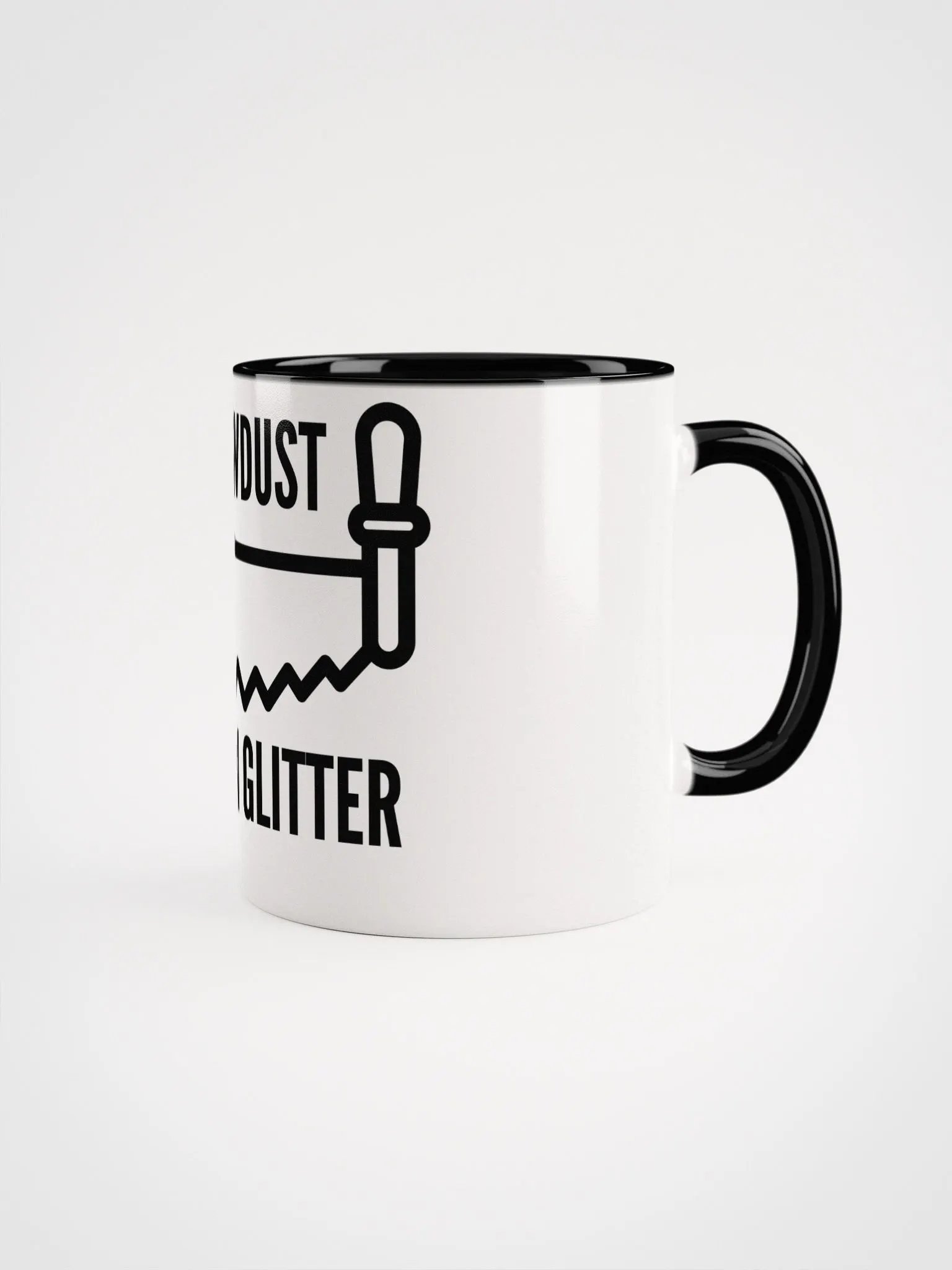 Sawdust: Man Glitter Coffee Mug product image (1)