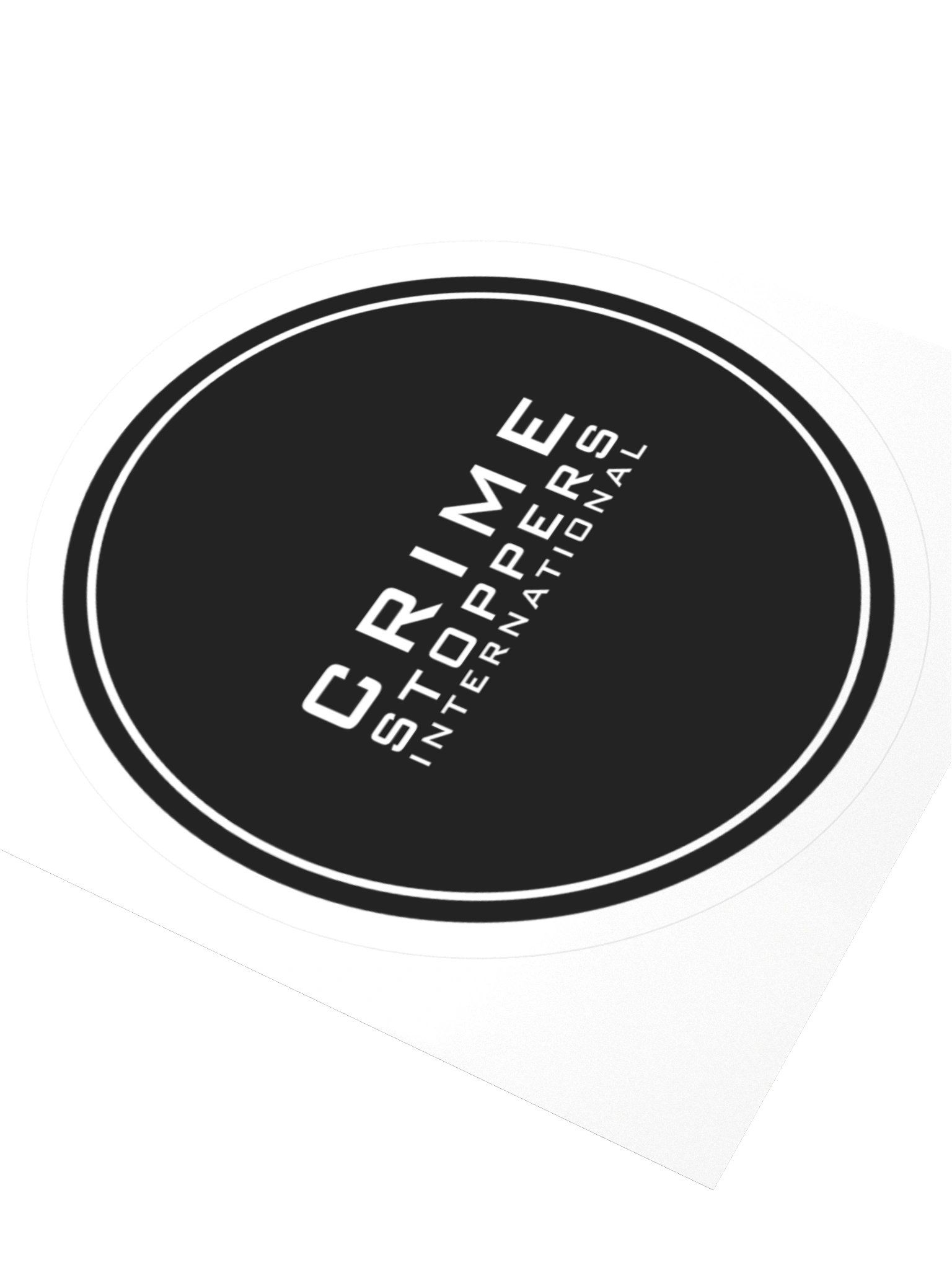 Crime Stoppers International Stickers - Black product image (5)
