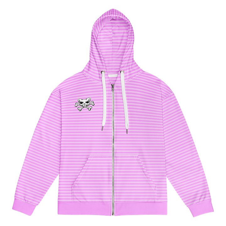 Light Pink Stripped Hoodie product image (1)