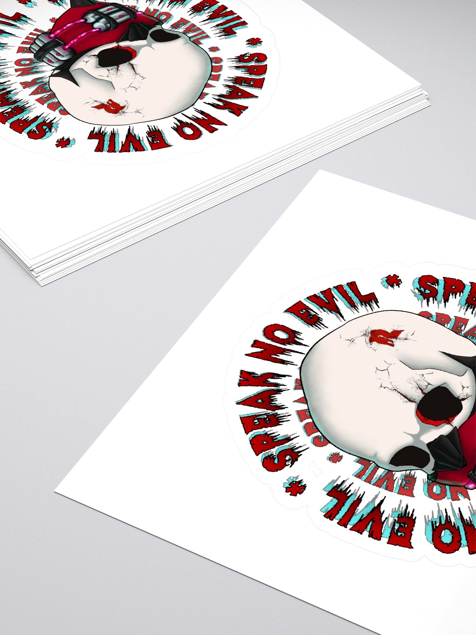 Speak No Evil- Chemical Muzzle Sticker product image (4)