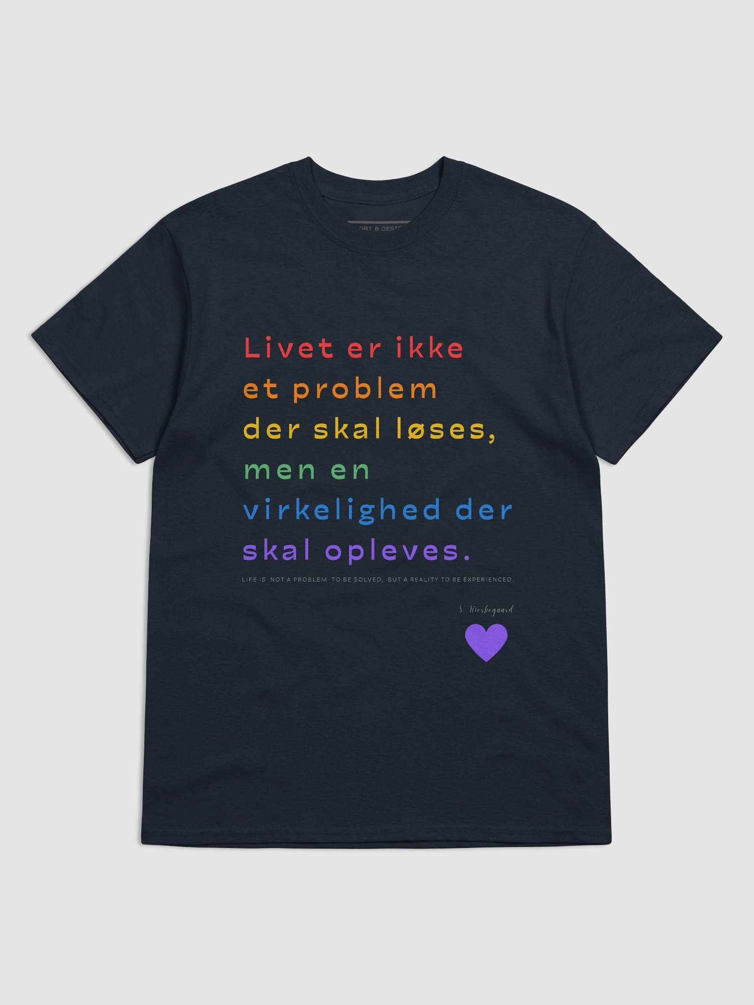 DK - Embrace the Experience – Kierkegaard's Wisdom on Life - "Livet er ikke et Problem" product image (5)