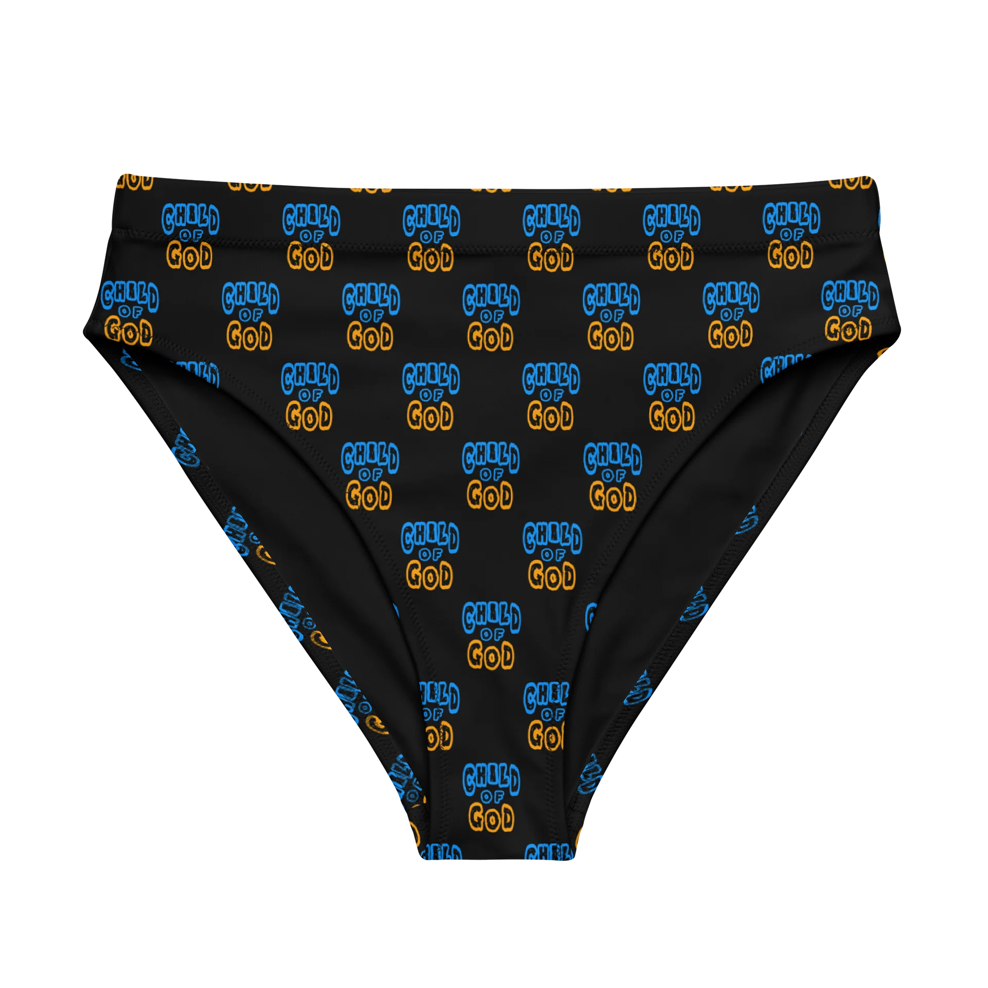 Child of God All-Over Print High-Waisted Bikini Bottom product image (1)