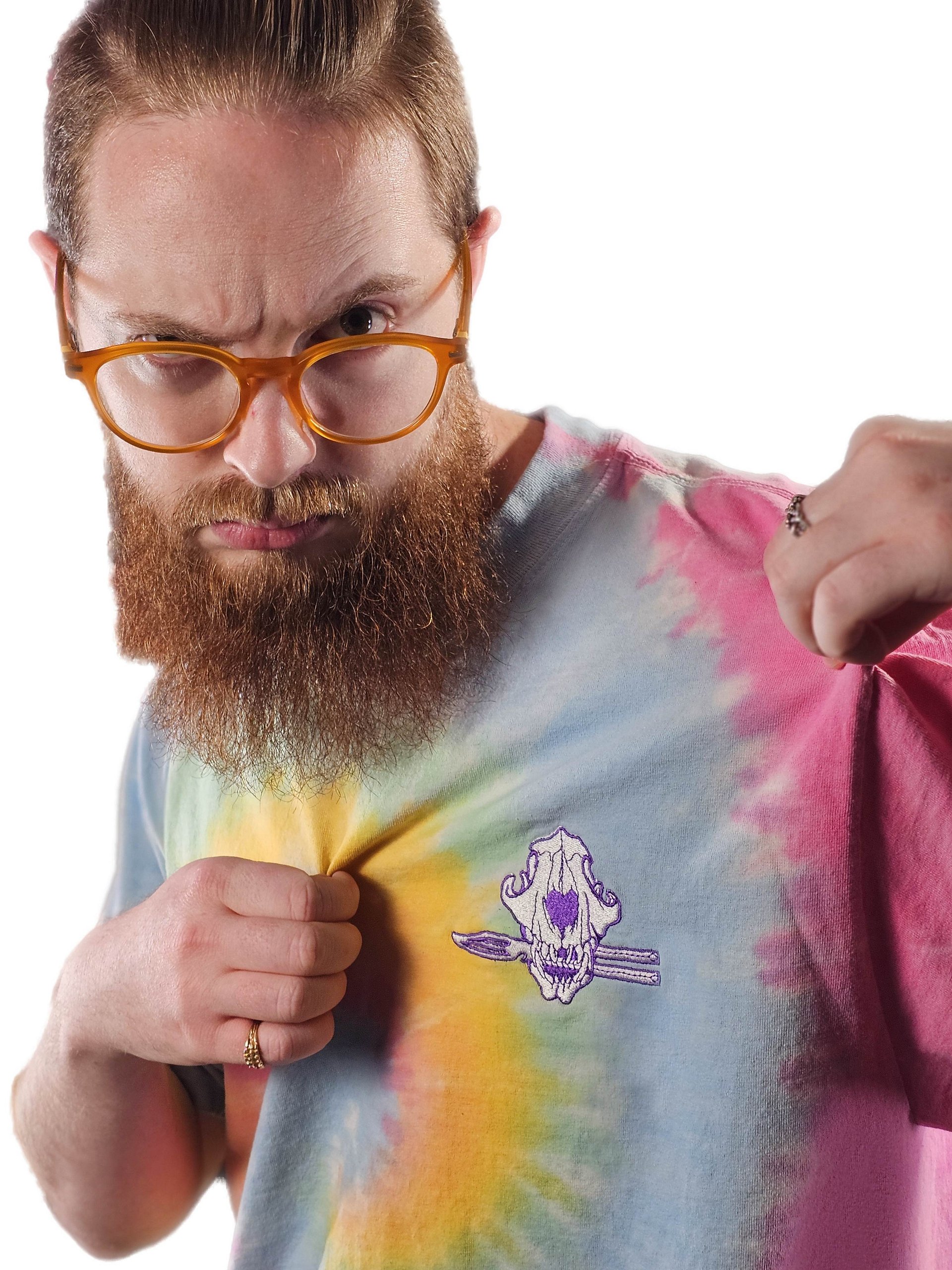 Vulp Skull Premium Tie-Dye Tee product image (2)