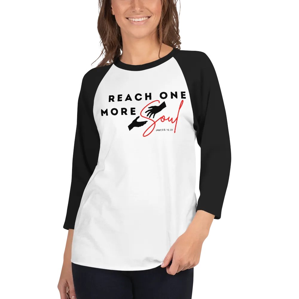 Reach One More Soul Raglan Tee product image (2)
