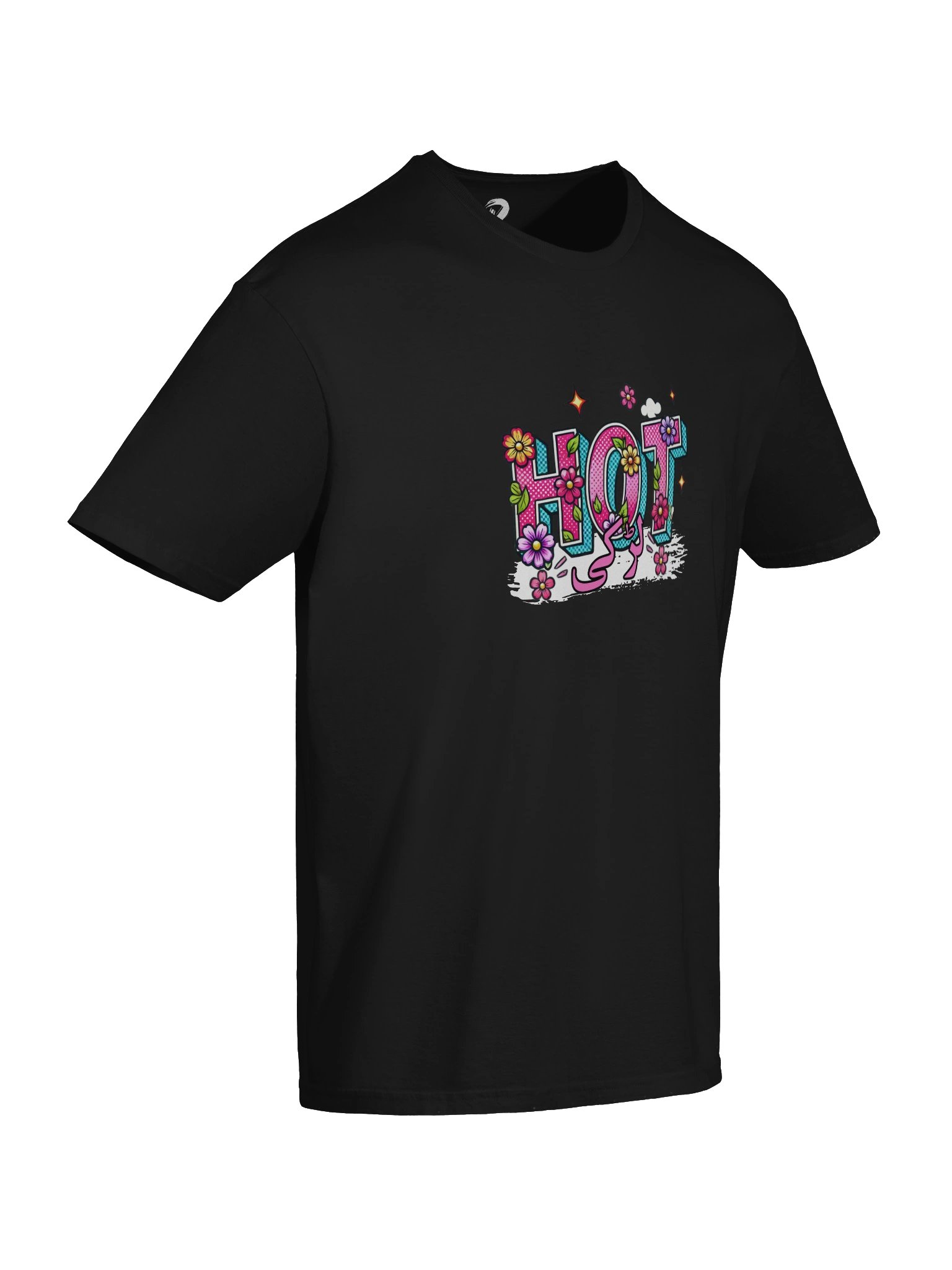 Hot Larki Floral T-Shirt – Cute Desi Urdu Graphic Tee product image (10)