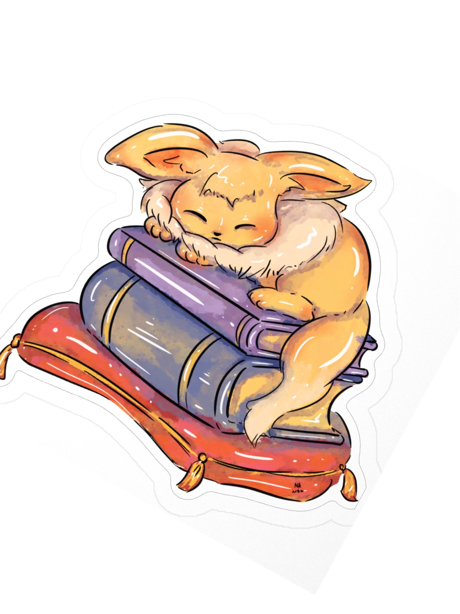Eeve Sleeping On Books product image (4)