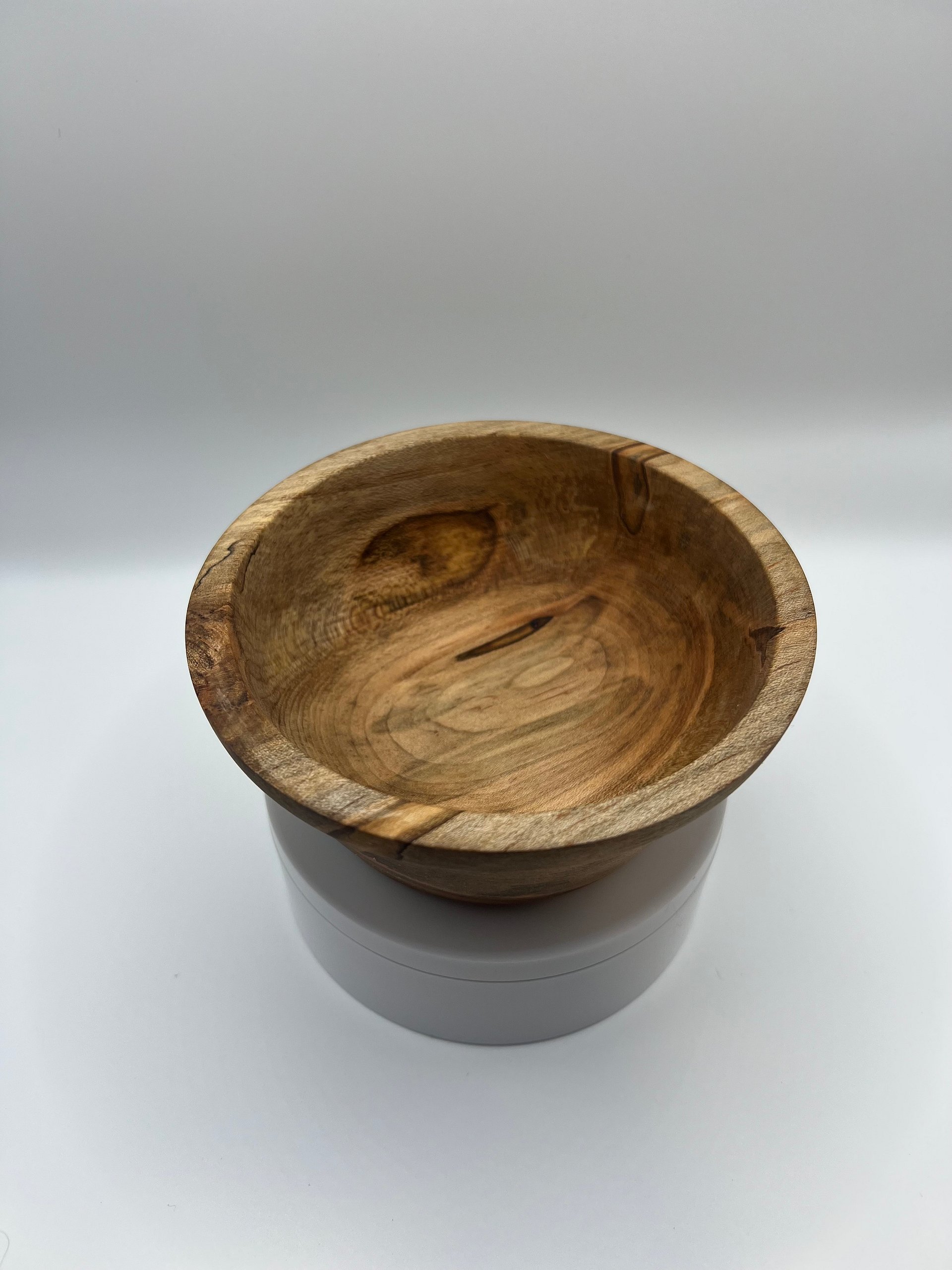 5.25" Hand-Turned Ambrosia Maple Vessel product image (8)