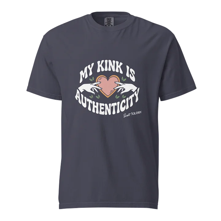 “My Kink Is Authenticity” Navy T-Shirt product image (1)