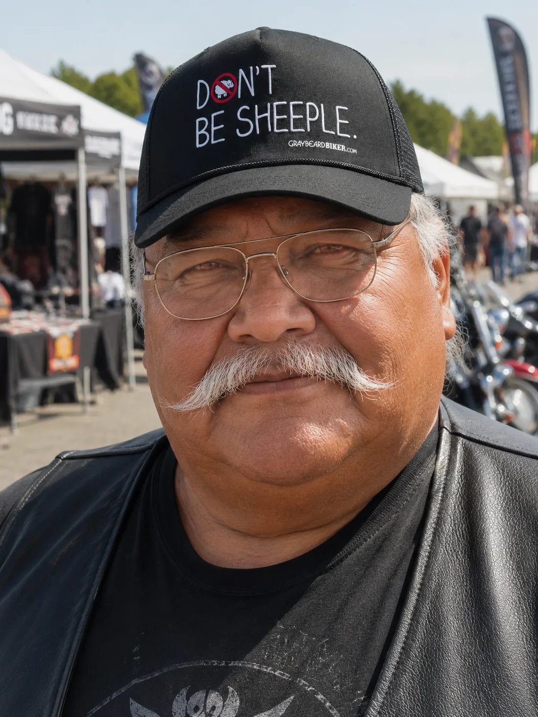 Don't Be Sheeple hat product image (1)
