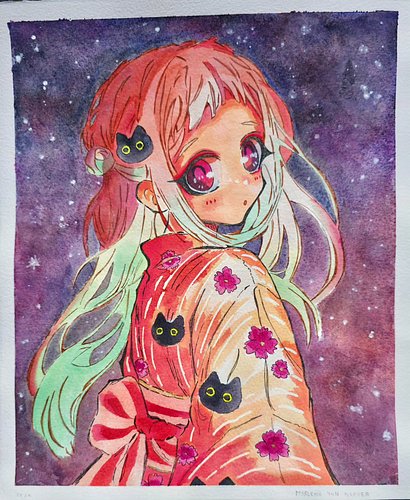 finally done! get ready for spooky season with nene!  i love hanako-kun so look forward to more JSHK!

prints are coming soon...