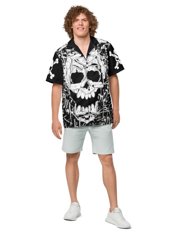 Skull Chaos | Hawaiian Shirt product image (2)